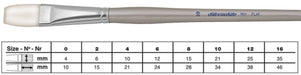 SILVER BRUSH SILVER BRUSH 10 (21mm x 34mm) Silver Brush 1501 Silverwhite Long Handle