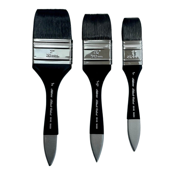 SILVER BRUSH SILVER BRUSH Silver Brush 3014S Black Velvet Watercolour Wash Brushes