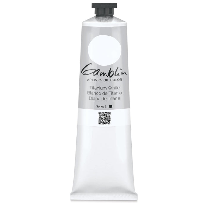 GAMBLIN ARTIST OILS GAMBLIN 150ml Titanium White Gamblin Oil