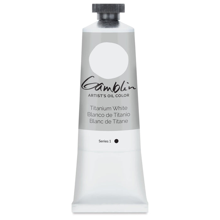 GAMBLIN ARTIST OILS GAMBLIN 37ml Titanium White Gamblin Oil