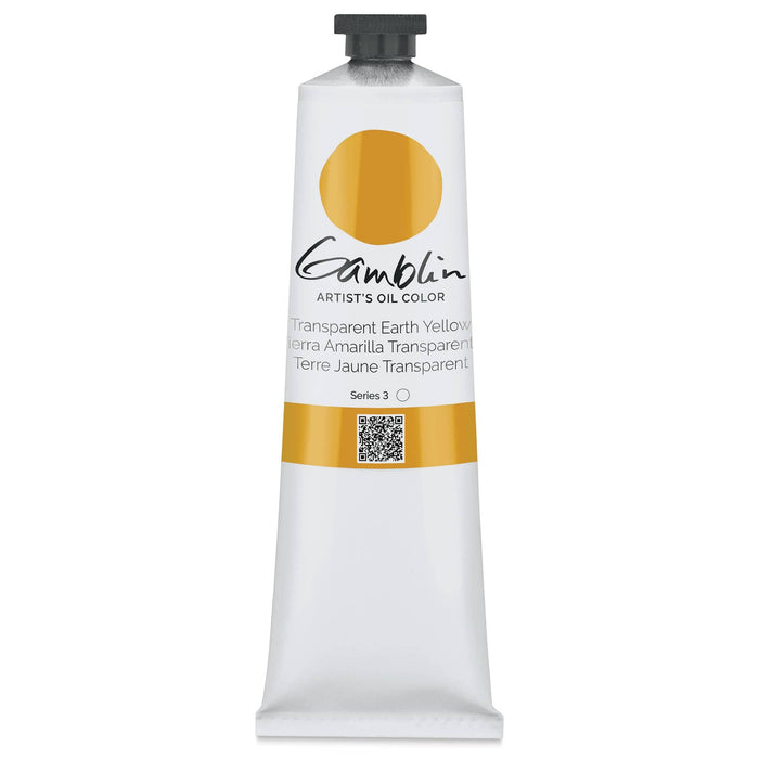 GAMBLIN ARTIST OILS GAMBLIN 150ml Transparent Earth Yellow Gamblin Oil