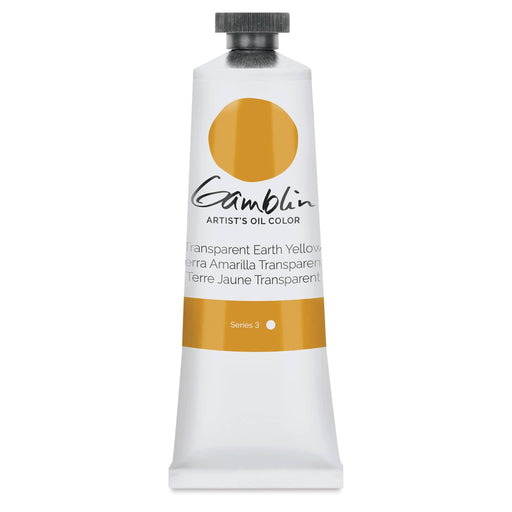 GAMBLIN ARTIST OILS GAMBLIN 37ml Transparent Earth Yellow Gamblin Oil