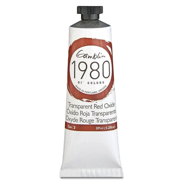 GAMBLIN 1980 GAMBLIN 37ml Transparent Red Oxide Gamblin 1980