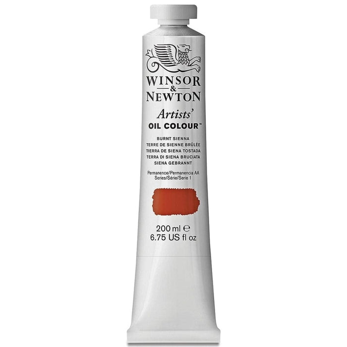 WINSOR & NEWTON ARTIST OILS WINSOR & NEWTON 200ml W&N Artist's Oil Burnt Sienna 074