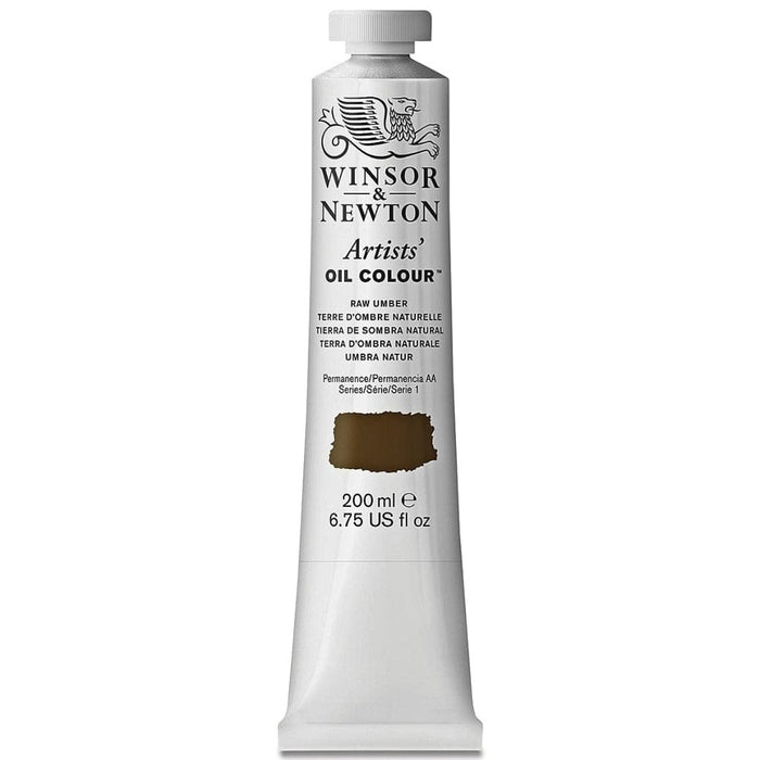 WINSOR & NEWTON ARTIST OILS WINSOR & NEWTON 200ml W&N Artist's Oil Raw Umber 554