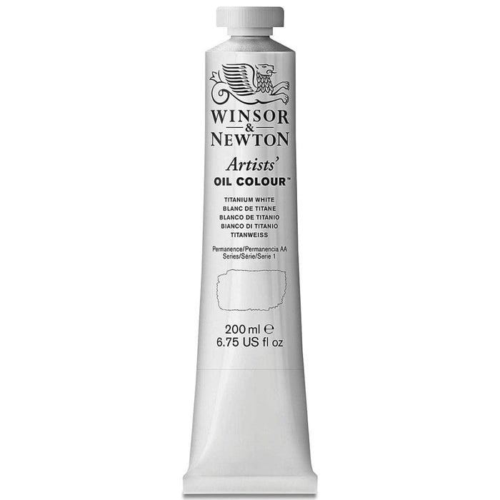 WINSOR & NEWTON ARTIST OILS WINSOR & NEWTON 200ml W&N Artist's Oil Titanium White 644