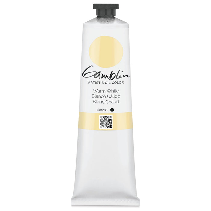 GAMBLIN ARTIST OILS GAMBLIN 150ml Warm White Gamblin Oil