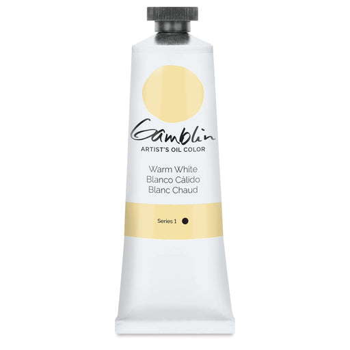 GAMBLIN ARTIST OILS GAMBLIN 37ml Warm White Gamblin Oil