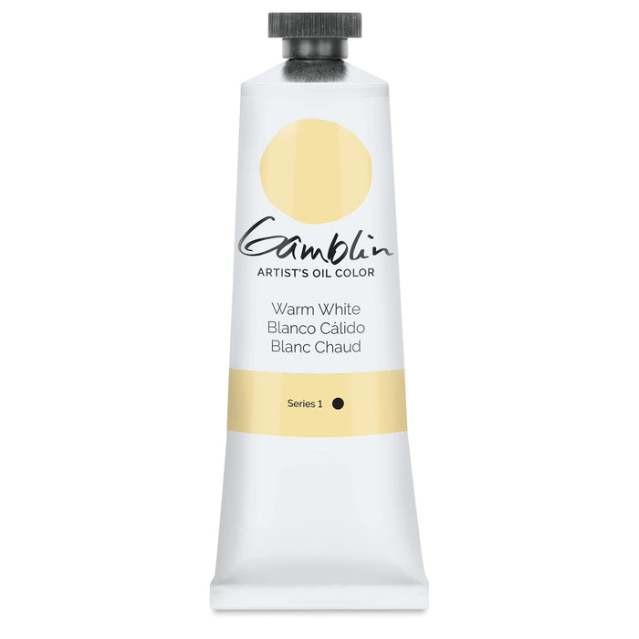 GAMBLIN ARTIST OILS GAMBLIN 37ml Warm White Gamblin Oil