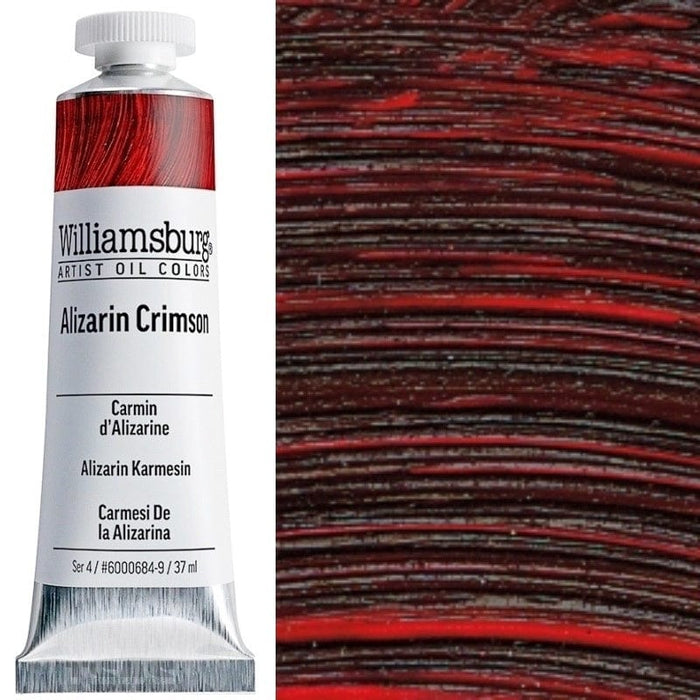 WILLIAMSBURG OILS WILLIAMSBURG 37ml Williamsburg Oils Alizarin Crimson