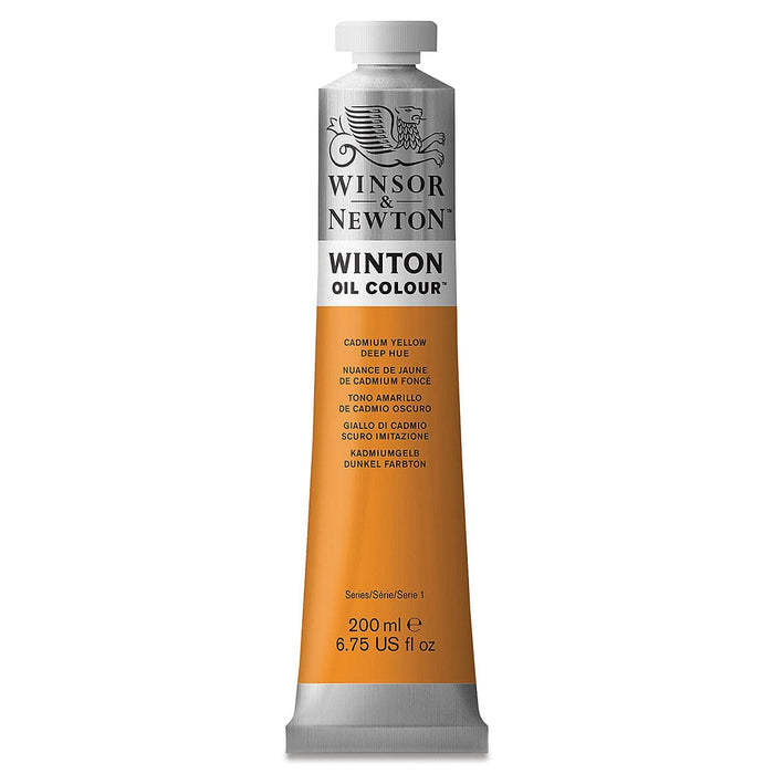 WINSOR & NEWTON WINTON WINSOR & NEWTON 200ml Winton Oils Cadmium Yellow Deep Hue 115