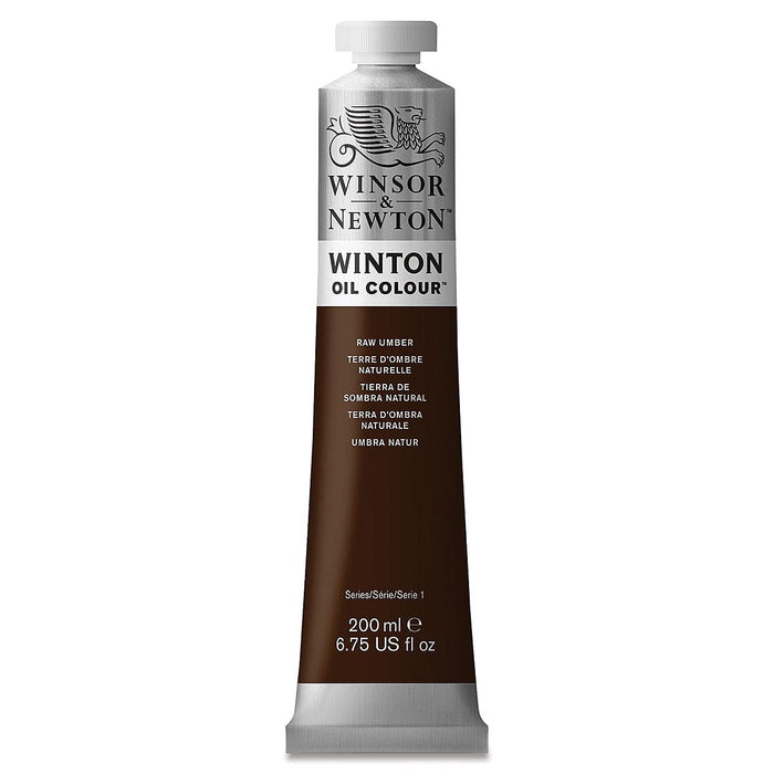 WINSOR & NEWTON WINTON WINSOR & NEWTON 200ml Winton Oils Raw Umber 554