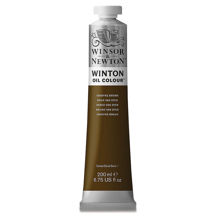 WINSOR & NEWTON WINTON WINSOR & NEWTON 200ml Winton Oils Vandyke Brown 676