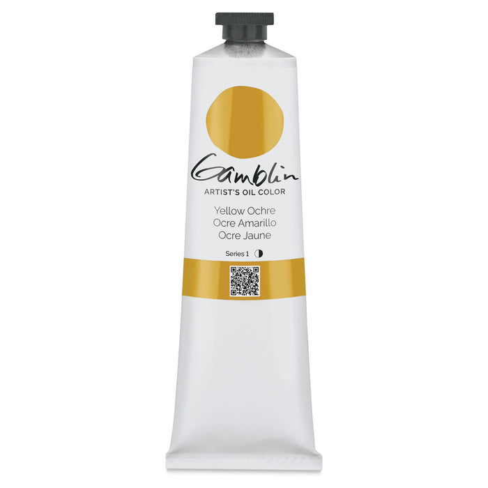 GAMBLIN ARTIST OILS GAMBLIN 150ml Yellow Ochre Gamblin Oil